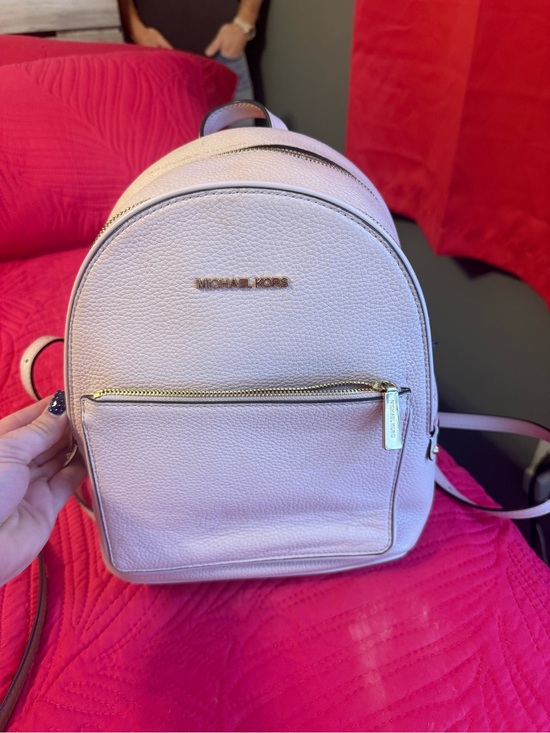 MICHAEL KORS blush color Backpack